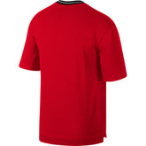 Nike Basketball Dry Fit Short Sleeved Top - University Red/Black